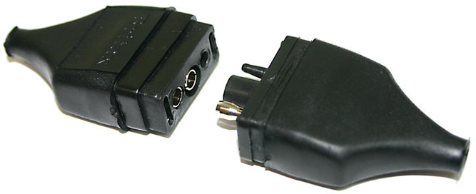 Other Connector, Plug & Socket - Inline Plug 2 Pin Flat (Blister